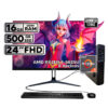 PC de Mesa Mini Compumax - AMD Ryzen 7 5825U - 16GB RAM - 500GB SSD - Monitor 23.8" FHD 120Hz + Teclado y Mouse