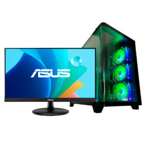PC Gamer Power Group - Ryzen 5 8400F - 16GB RAM - 512GB SSD - RTX 5050 + Monitor 21.4” + Teclado y Mouse