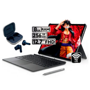 Tablet Lenovo Idea Tab Pro TB373FU - 12.7” 3K 144Hz - 8GB RAM - 256GB - Android 14 + Tab Pen Plus + Keyboard Pack + Audífonos Moto Buds