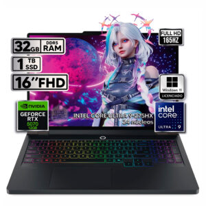 Portátil Lenovo Legion Pro 5 16IAX10 - Core Ultra 9 275HX - 32GB RAM - 1TB SSD - 16" WQXGA OLED 165Hz - RTX 5070 - Eclipse Black