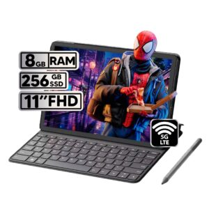 Tablet Lenovo K11 TB336ZU - 8GB RAM - 256GB - LTE 5G - 11" - Luna Grey + Folio Keyboard + Tab Pen Plus