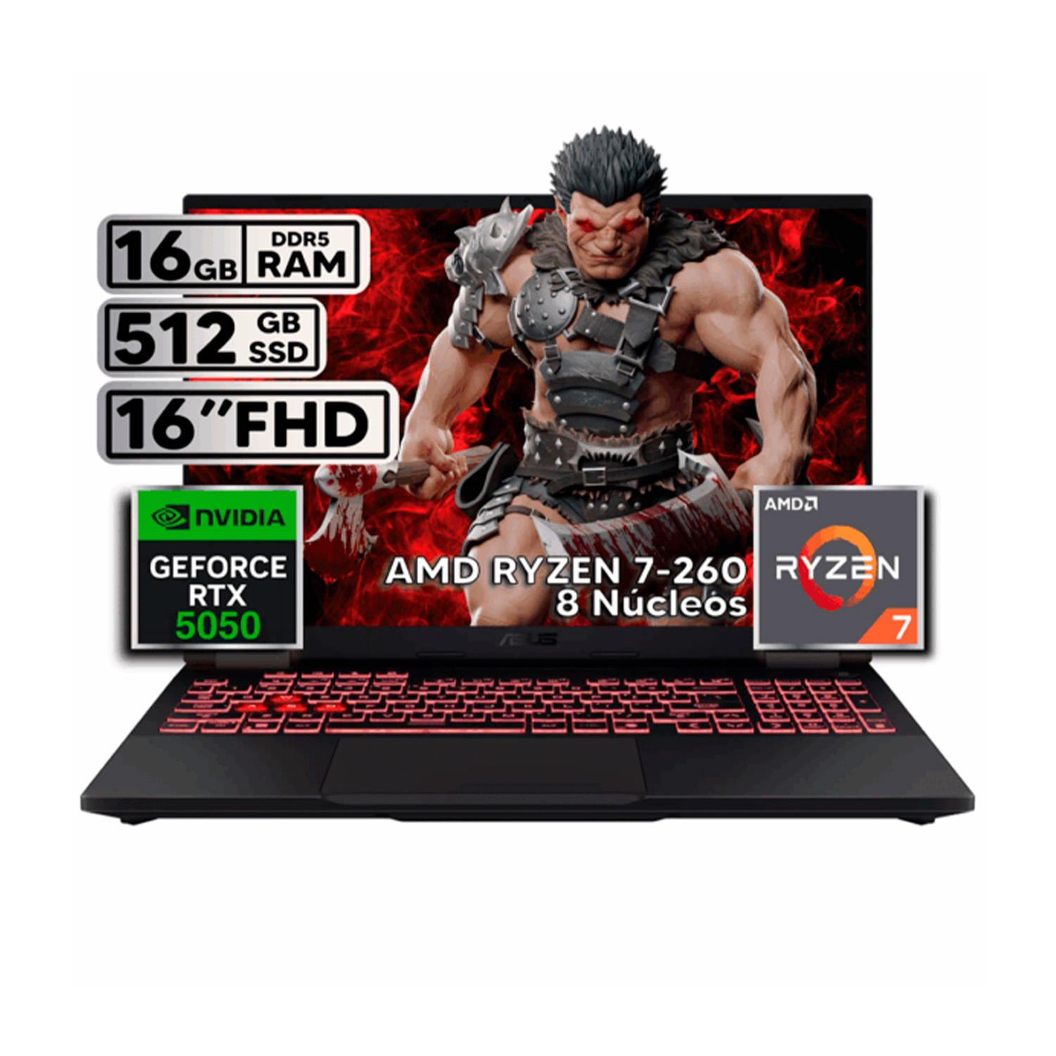 Portátil ASUS TUF A16