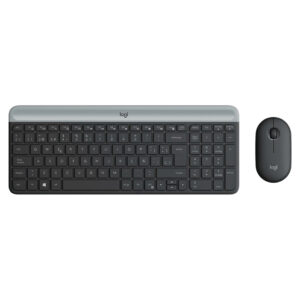 Combo Teclado y Mouse Logitech MK470 - Grafito - Inalámbrico - Receptor USB