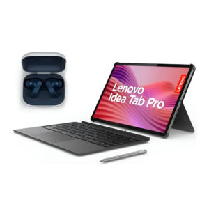 Tablet Lenovo Idea Tab Pro TB373FU - 12.7” 3K 144Hz - 8GB RAM - 256GB - Android 14 + Tab Pen Plus + Keyboard Pack + Audífonos Moto Buds