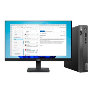 PC Tiny Lenovo ThinkCentre Neo 50q Gen 4 - Intel Core i5 13420H - 8GB RAM - 512GB SSD + Monitor Lenovo 23.8” Full HD + Teclado y Mouse