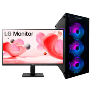 PC Compumax Halcón Series - Intel Core i5-12400 - 16GB RAM - 512GB SSD + Monitor LG 23.8” Full HD 100Hz + Combo Gamer