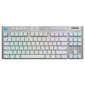Teclado Logitech G915 TKL - Blanco - Inalámbrico - LIGHTSPEED - Bluetooth