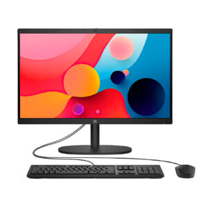 Todo en Uno HP 22-dg0011la - Intel N100 - 8GB RAM - 256GB SSD - 21.5" FHD - Color Jet Black