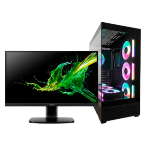 PC Power Group - Ryzen 7 8700F - 16GB RAM - 512GB SSD - RTX 5050 8GB + Monitor ACER 23.8” 144Hz