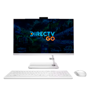 Todo en Uno Lenovo IdeaCentre AIO 3 24ALC6 - Ryzen 5 7430U - 16GB RAM - 512GB SSD 23.8" FHD - Blanco + Directv Go