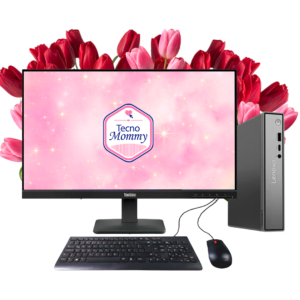 PC Lenovo ThinkCentre Neo 50q Gen 5 – 13C50026LD – Intel Core 5 210H – 8GB RAM – 512GB SSD + Monitor Lenovo ThinkVision S24e-4e 23.8″ FHD 100Hz
