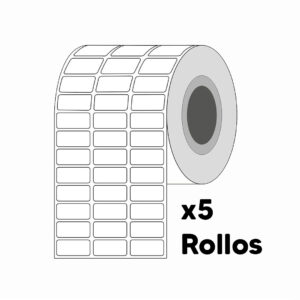 Etiquetas Adhesivas - 32mm x 15mm (5 rollos)