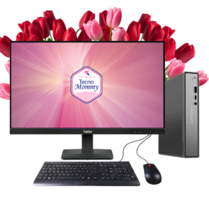 PC Lenovo ThinkCentre Neo 50q Gen 5 – 13C5001HLS – Intel Core 5 210H – 8GB RAM – 512GB SSD + Monitor ThinkVision S24e-4e 23.8″ FHD 100Hz – Windows 11