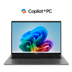 Portátil ASUS Vivobook S 16 M3607HA-RP111 – AMD Ryzen 9 8945HS – 16GB RAM – 512GB SSD – 16″ WUXGA – Matte Gray – NPU 16 TOPS + Licencia Kaspersky