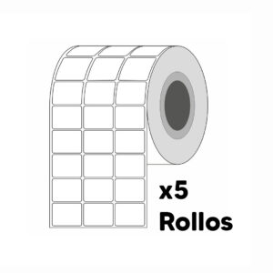 Etiquetas Adhesivas TT - 32mm x 25mm (5 rollos)