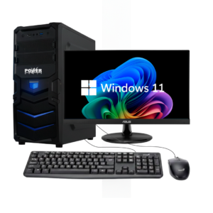PC Power Group Intel Core i5-10400T | 16GB RAM | 512GB SSD | Monitor Asus 21.5" 100Hz + Kit Teclado/Mouse + Game Pass