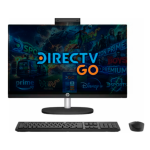 Computador All-in-One HP 24-CR0310la | Intel N100 | 8GB RAM | 512GB SSD | 23.8" FHD | Negro + Directv Go