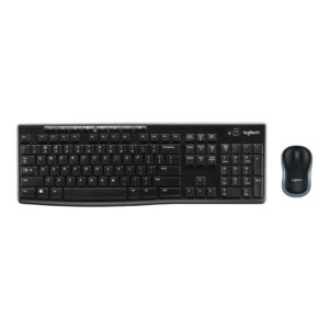 Combo de Teclado y Mouse Inalámbrico Logitech MK270 Negro